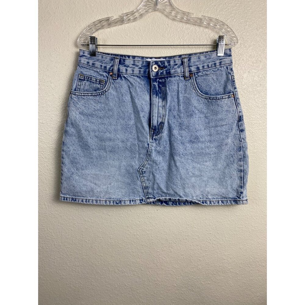 Cotton On Women's Denim Skirt Size‎ 10 Blue Y2K 90s Vacation